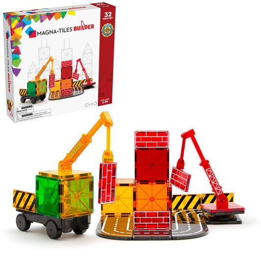 Klocki Magnetyczne Builder 32 el. - MAGNA-TILES®