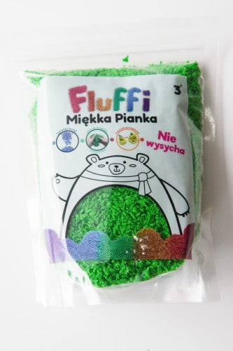 Fluffi - masa plastyczna Zielony