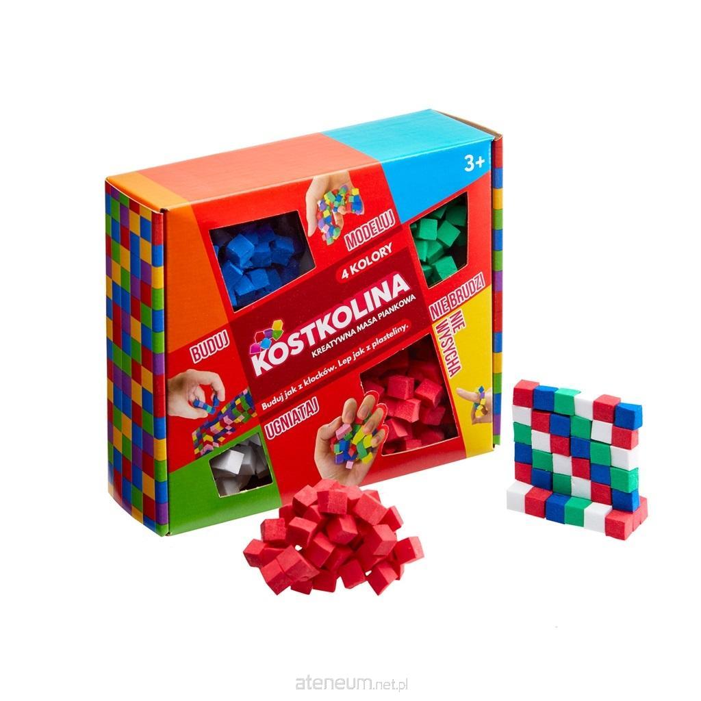 Kostkolina - masa plastyczna Czerwona