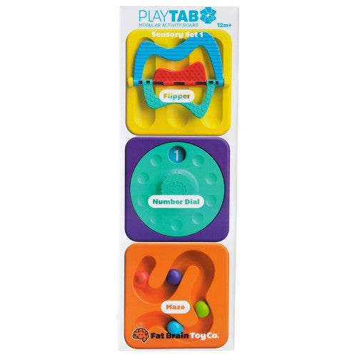 Sensoryczne kwadraty- Fat Brain Toys Zestaw 1