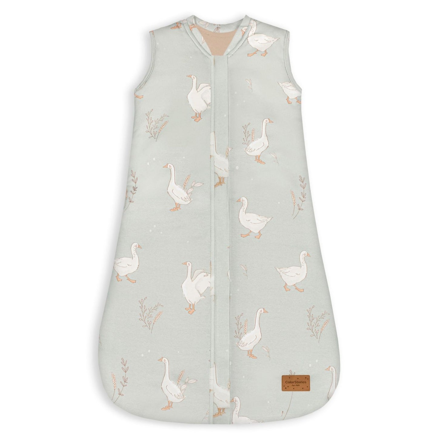 Śpiworek dla niemowlaka 1.0 TOG - ColorStories Happy Goose Olive 0-6 m