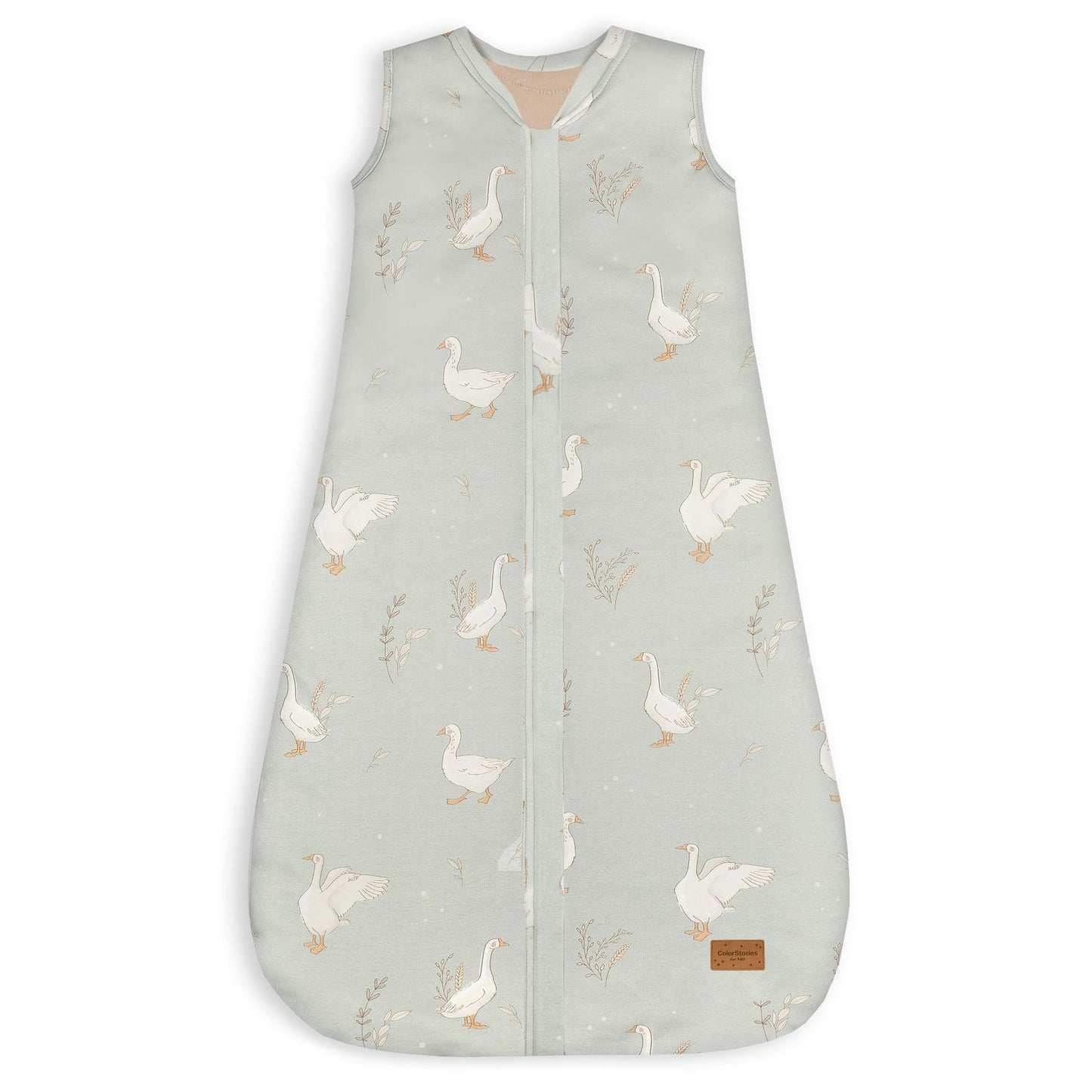 Śpiworek dla niemowlaka 2.5 TOG - ColorStories Happy Goose Olive 6-18 m