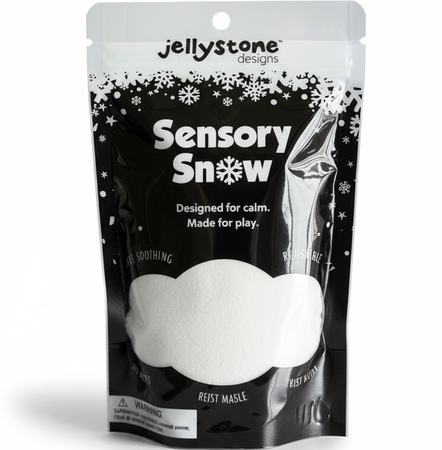Sensory Snow, Sensoryczny śnieg, miękka masa sensoryczna dla dzieci, 3+ - Jellystone Jellystone