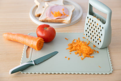 Tarka dla dzieci bez ostrych krawędzi z rękawicą ochronną - KiddiKutter