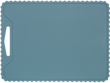 Antypoślizgowa deska do krojenia dla dzieci, silikonowa - KiddiKutter Sky Blue