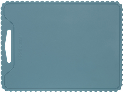 Antypoślizgowa deska do krojenia dla dzieci, silikonowa - KiddiKutter Sky Blue
