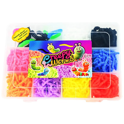 Sensoryczne magiczne robaczki - magic worms box