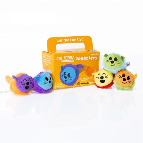 Toobzters Pluszowe Piłeczki do Dmuchawy Air Toobz - Fat Brain Toys FAT BRAIN TOYS