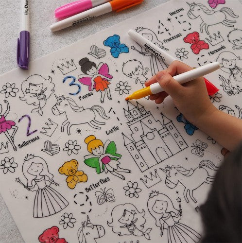 Duża Mata Silikonowa do Kolorowania A3 - Hey Doodle