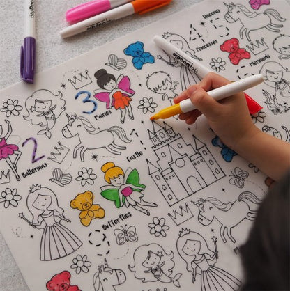 Duża Mata Silikonowa do Kolorowania A3 - Hey Doodle