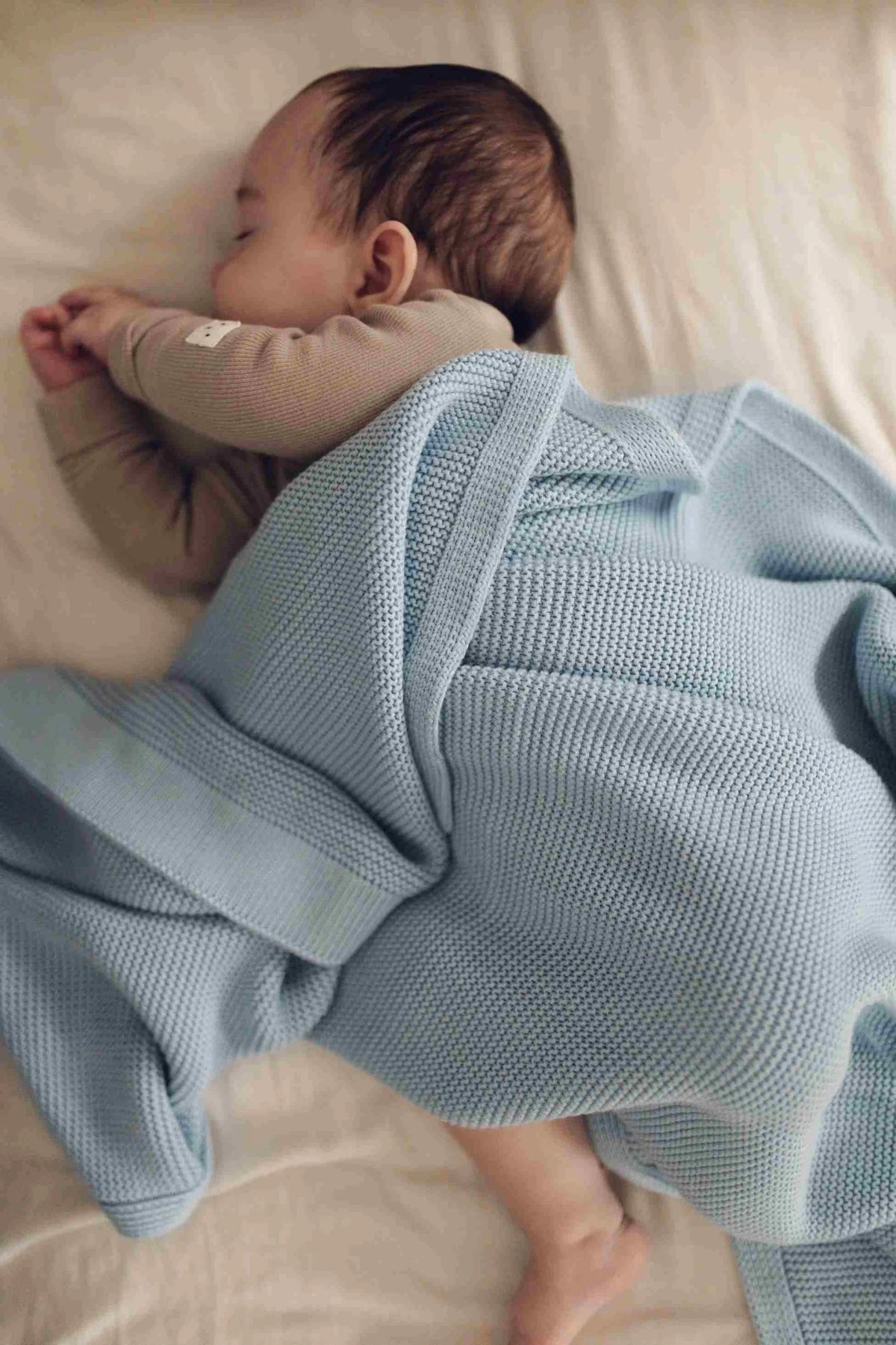 Kocyk bambusowy Bibi- ColorStories Baby blue