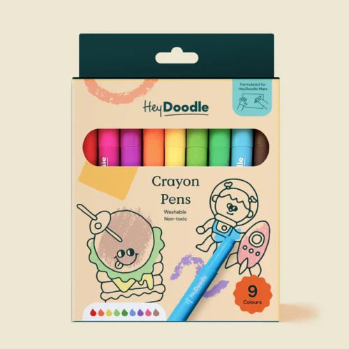 Kredki do Silikonowej Maty - Hey Doodle