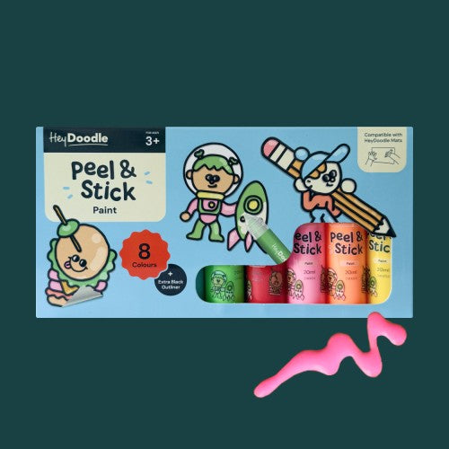 Farba do Tworzenia Naklejek. Peel & Stick Paint - Hey Doodle Standardowa