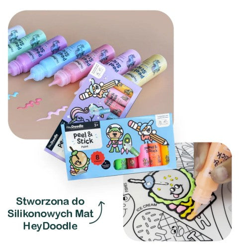 Farba do Tworzenia Naklejek. Peel & Stick Paint - Hey Doodle Standardowa