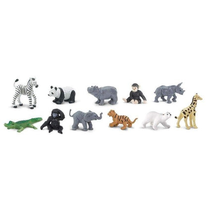 Zestaw figurek w tubie - Małe Zwierzątka z Zoo