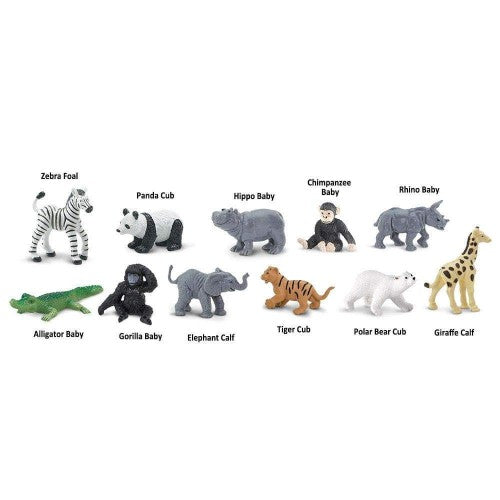 Zestaw figurek w tubie - Małe Zwierzątka z Zoo