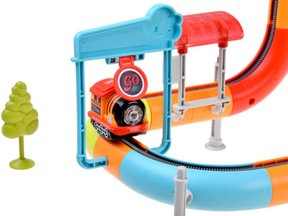 KLOCKI MAGNETYCZNE Tor magnetyczny dla pociągów - 114ele kolejka DIY