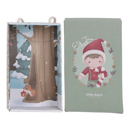 Chłopiec Jim 35cm X-MAS - Little Dutch