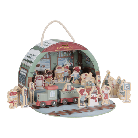 Kalendarz adwentowy w walizeczce FSC X-MAS - Little Dutch