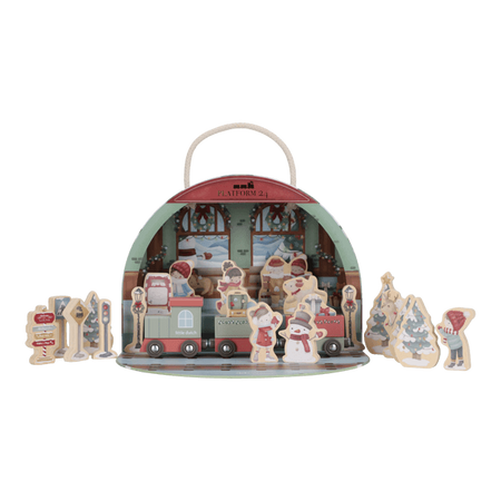 Kalendarz adwentowy w walizeczce FSC X-MAS - Little Dutch