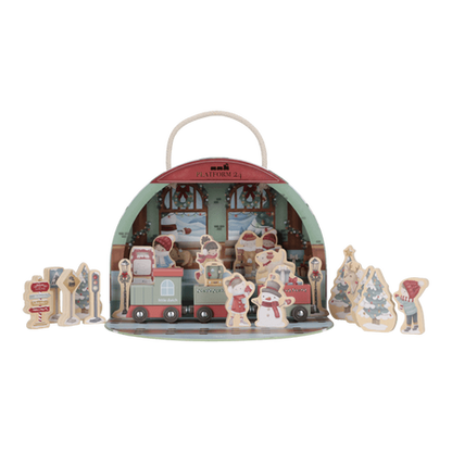 Kalendarz adwentowy w walizeczce FSC X-MAS - Little Dutch