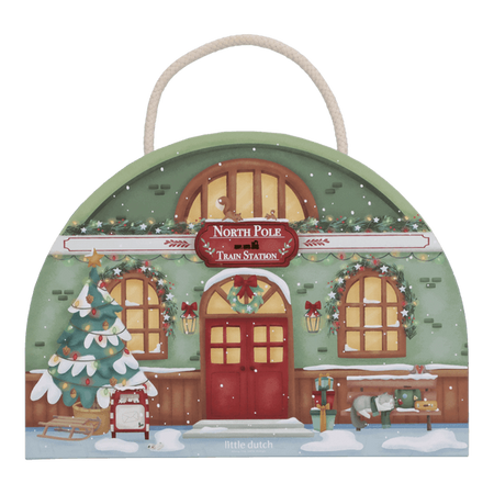 Kalendarz adwentowy w walizeczce FSC X-MAS - Little Dutch