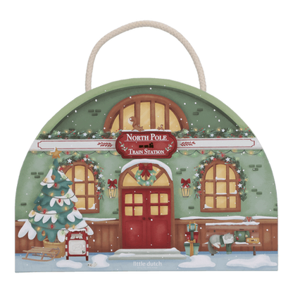 Kalendarz adwentowy w walizeczce FSC X-MAS - Little Dutch