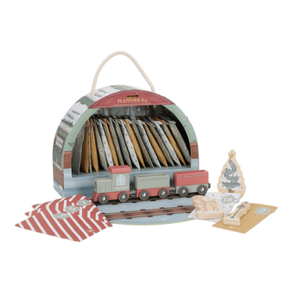 Kalendarz adwentowy w walizeczce FSC X-MAS - Little Dutch