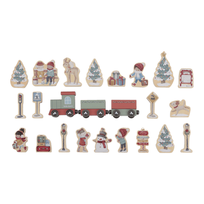 Kalendarz adwentowy w walizeczce FSC X-MAS - Little Dutch