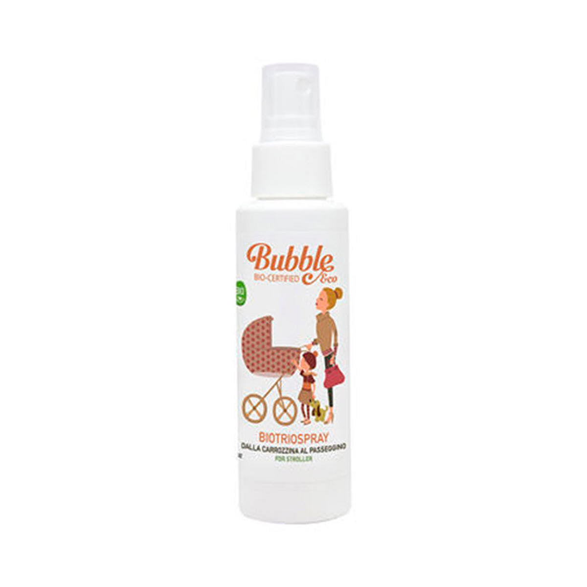 Naturalny spray odstraszający owady BIOTRIO na wózek, fotelik i ubrania 0m+ 100ml - Bubble&CO