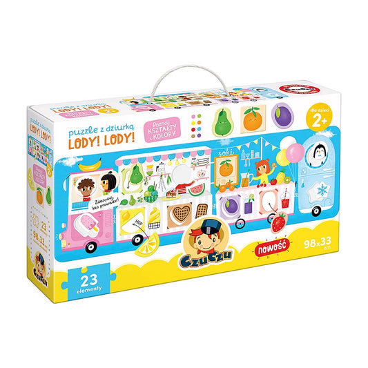 Puzzle z dziurką Lody! Lody! - CzuCzu