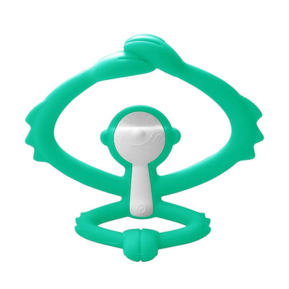 Gryzak dla niemowlaka - Zabawka Małpka - Mombella Blue