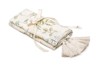 Otulacz babambusowy 75x100 cm / 100x120 cm - boho - My Memi botanic 75x100