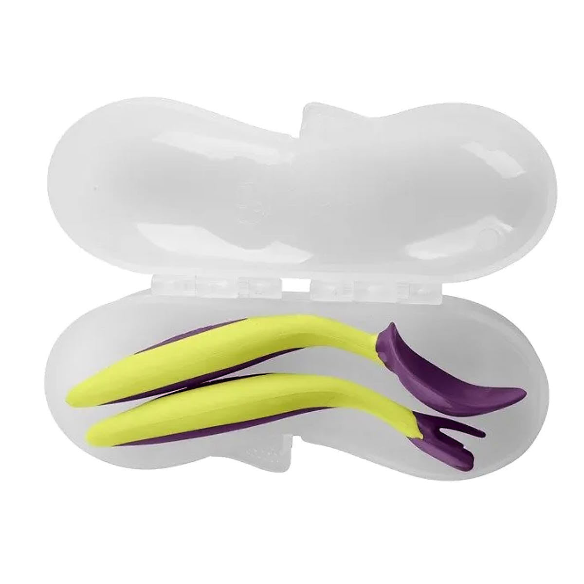 Pierwsze sztućce BLW dla niemowląt - B.Box Passion Splash