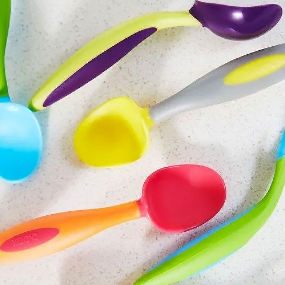 Pierwsze sztućce BLW dla niemowląt - B.Box Strawberry Shake