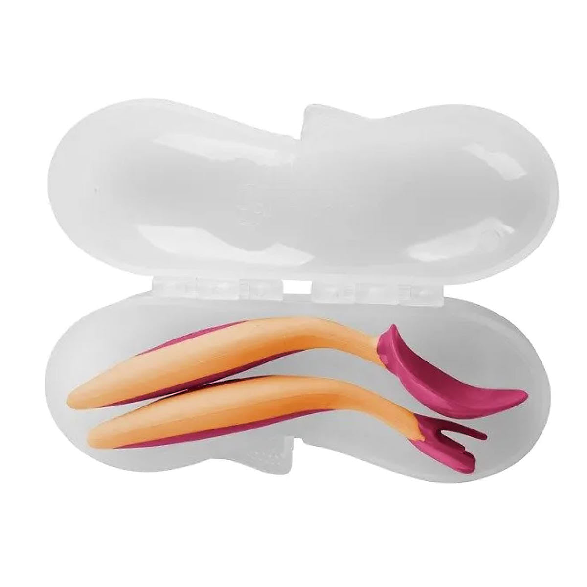 Pierwsze sztućce BLW dla niemowląt - B.Box Strawberry Shake