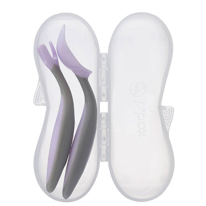 Pierwsze sztućce BLW dla niemowląt Gelato - B.Box Gelato Boysenberry