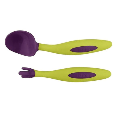 Pierwsze sztućce BLW dla niemowląt - B.Box Passion Splash