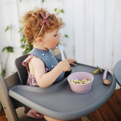 Śliniak silikonowy - Mushie Boats