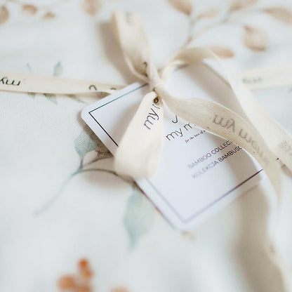 Otulacz babambusowy 75x100 cm / 100x120 cm - boho - My Memi nature 100x120