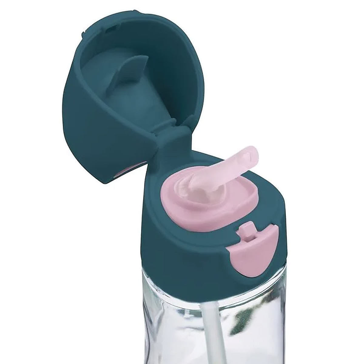 B.BOX - tritanowa butelka ze słomką 450ml Indigo Rose