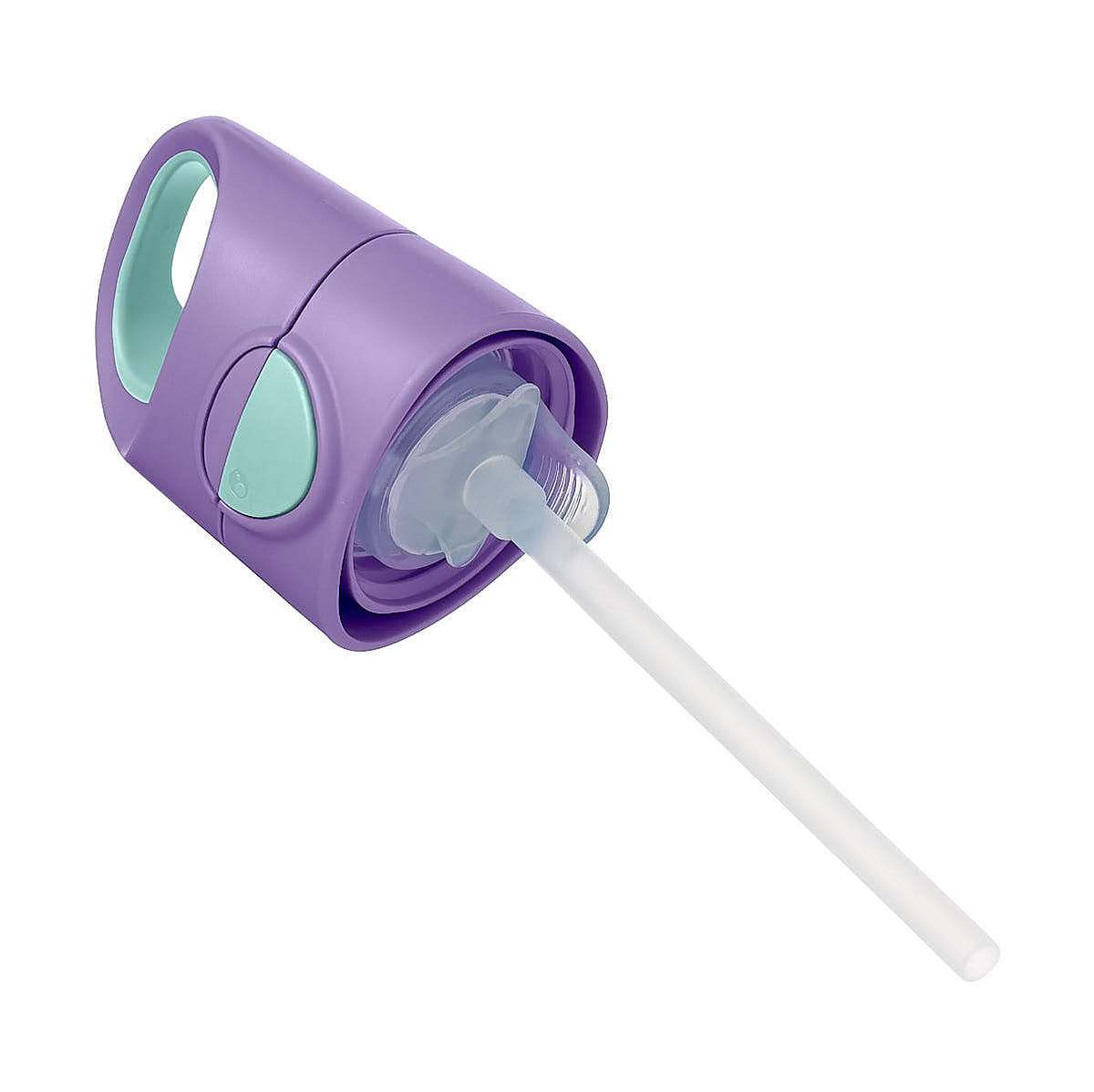 B.BOX - tritanowa butelka ze słomką 450ml Lilac Pop