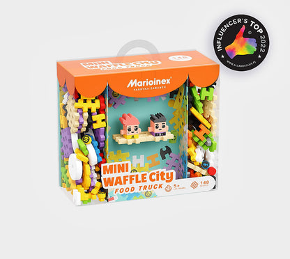 Klocki Mini Waffle City Food Truck 148szt - Marioinex