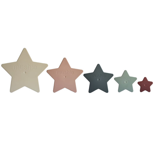 Piramidka Sensoryczna Gwiazdki Nesting Star - Mushie