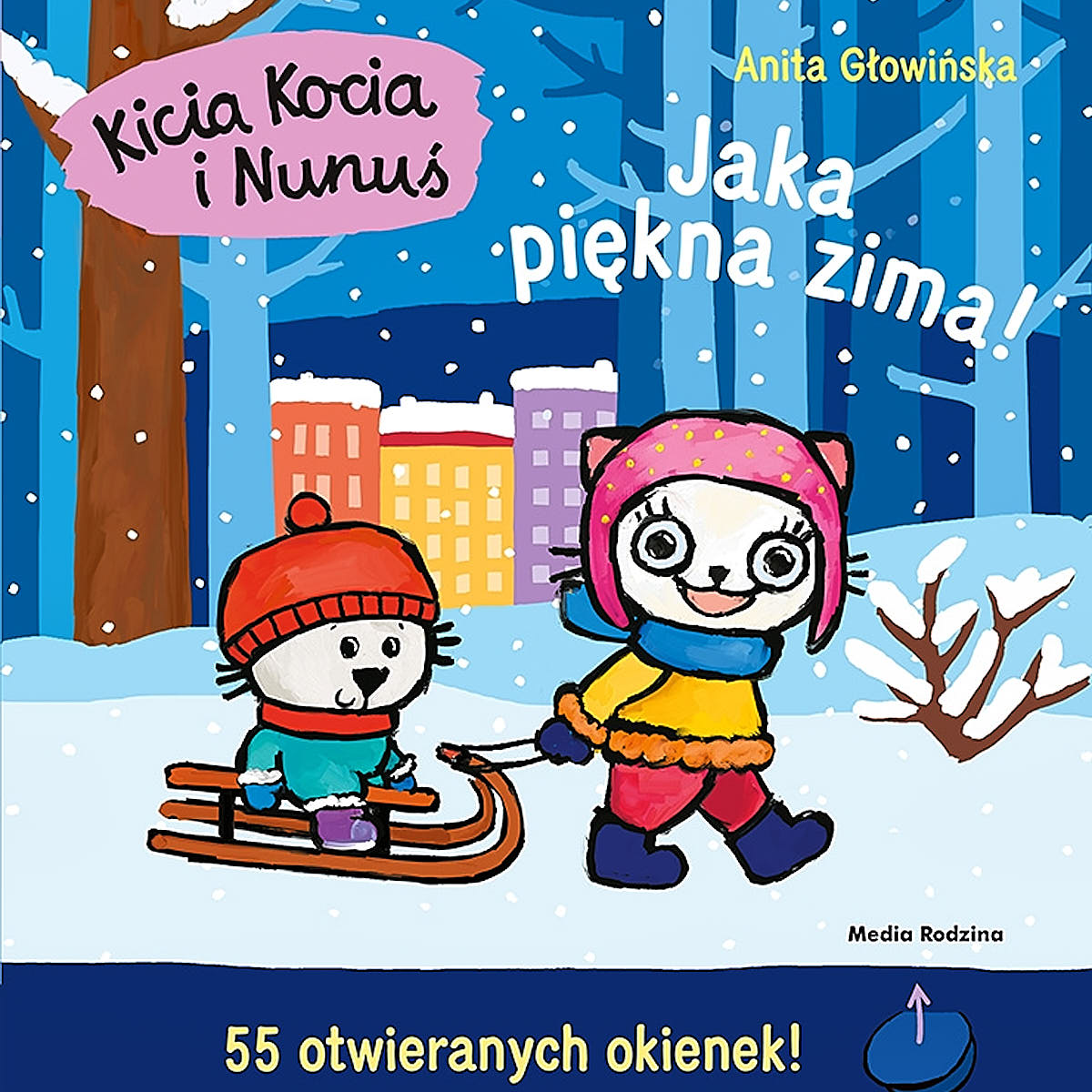 Kicia Kocia i Nunuś. Jaka piękna zima - Wydawnictwo Media Rodzina