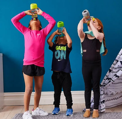 B.BOX - tritanowa butelka ze słomką 450ml Lilac Pop