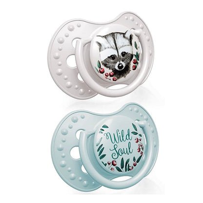 Smoczek silikonowy 2szt - Lovi Wild Soul Boy 0-3m
