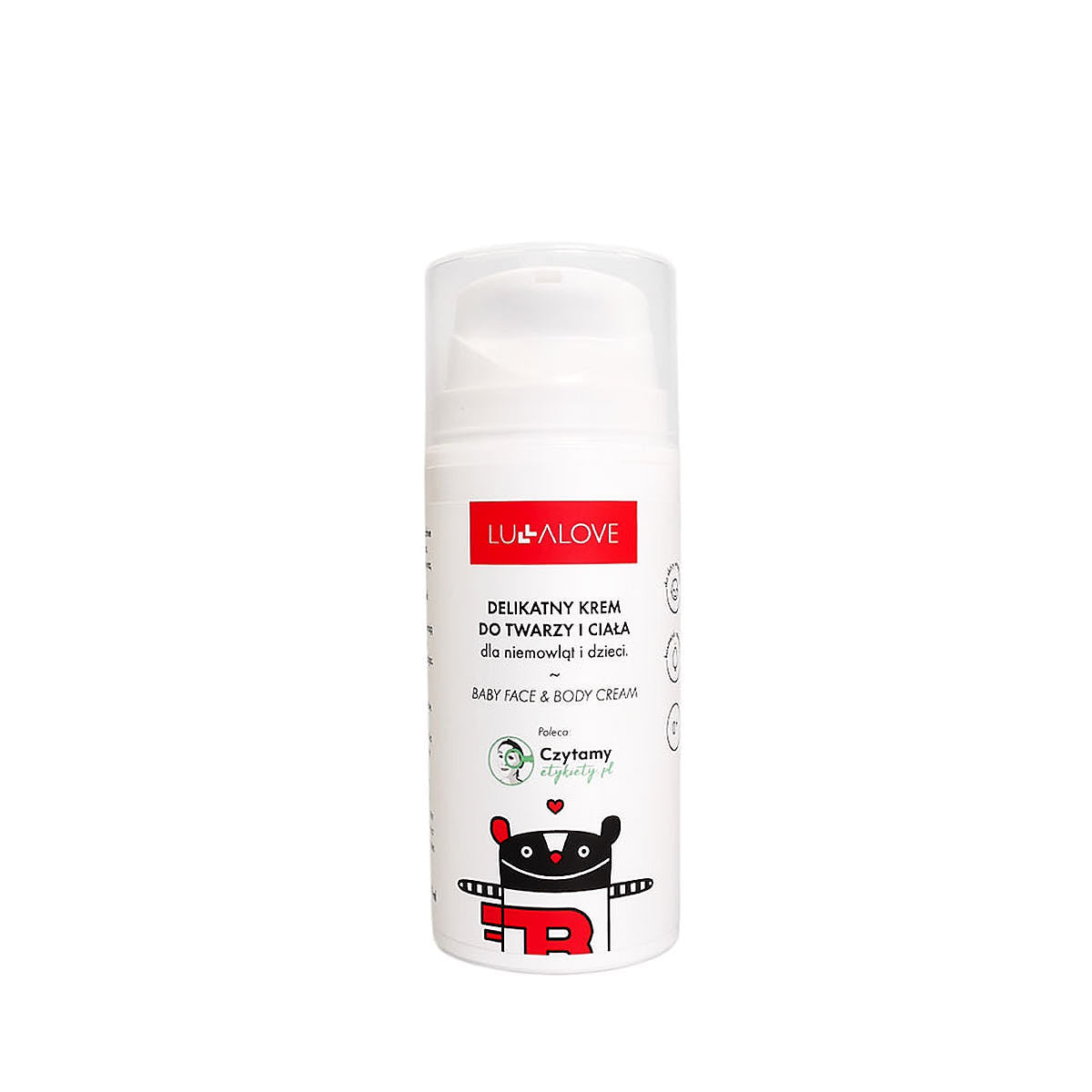 Delikatny krem do twarzy i ciała dla dzieci - 100 ml - Lullalove