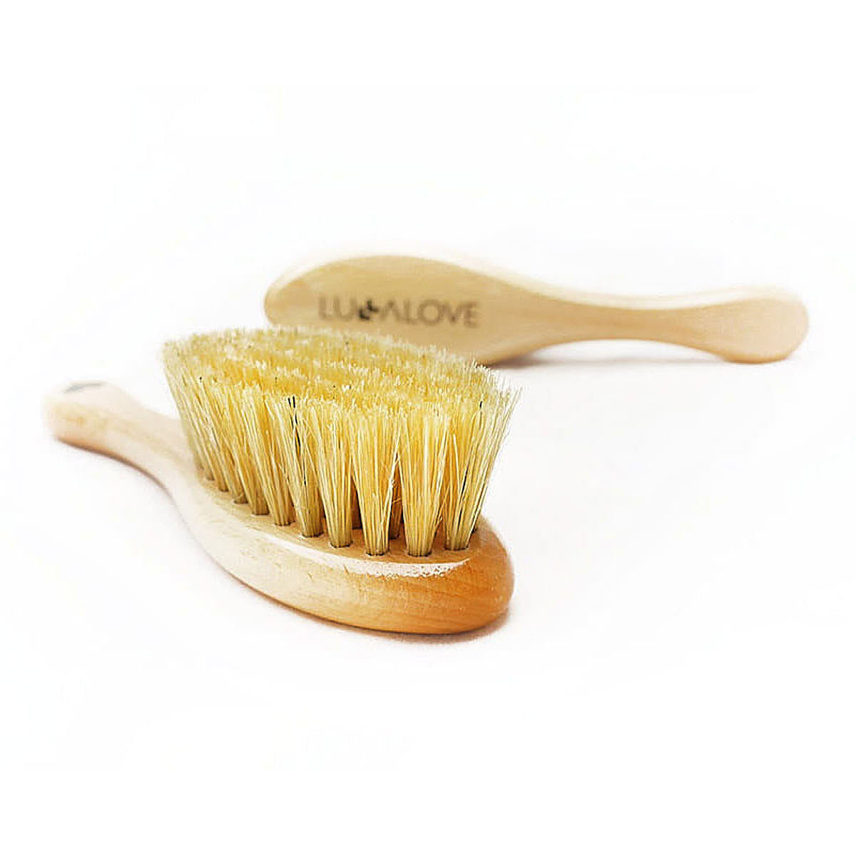 Szczotka na ciemieniuchę z myjką - Lullalove kwiaty róż