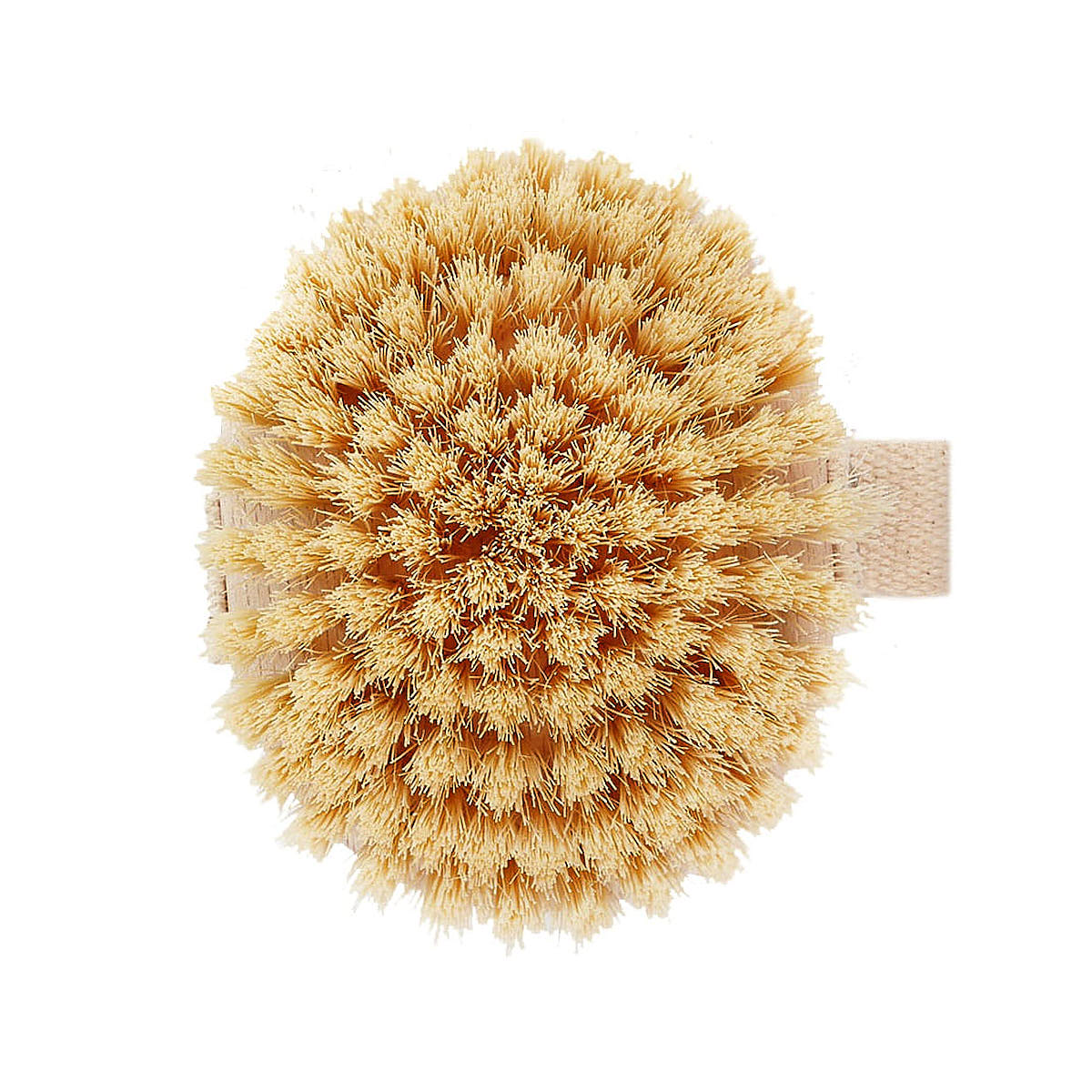 Okrągła szczotka tampico do masażu na sucho - Lullalove